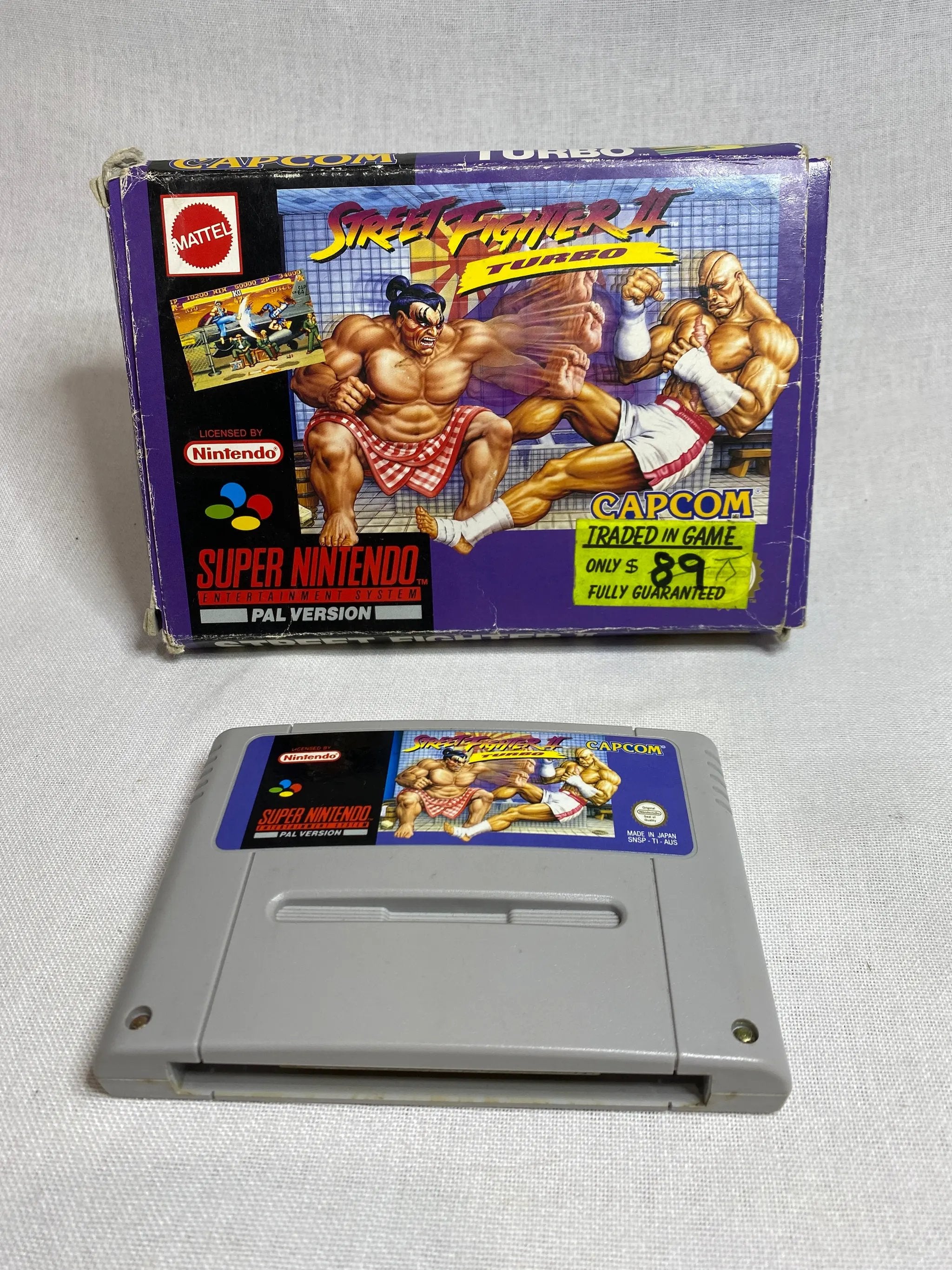 Game | Super Nintendo SNES | Street Fighter II Turbo Edition Physical Video Games Game Nintendo