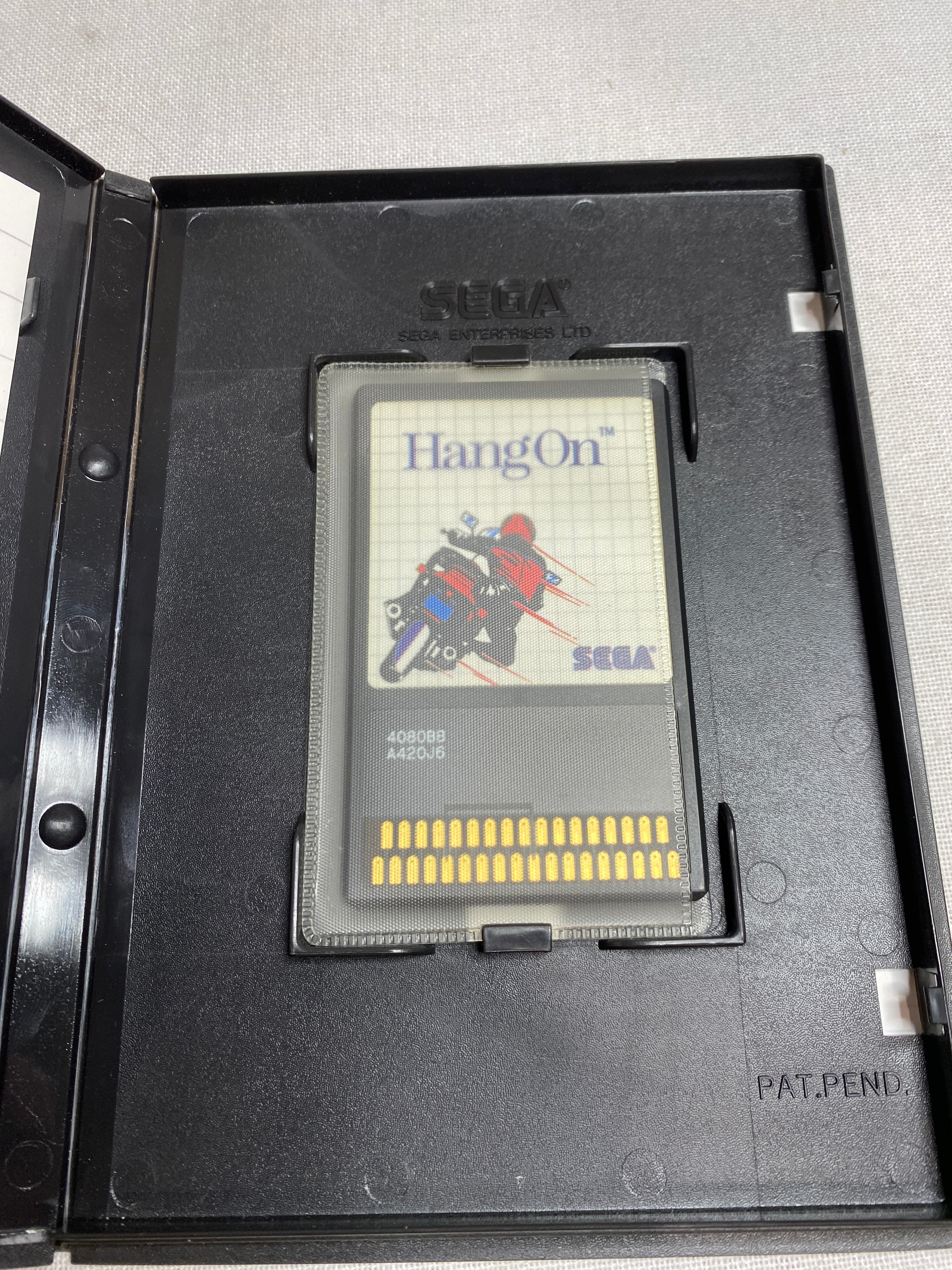 Game | Sega Master System | Hang-On (Game Card)