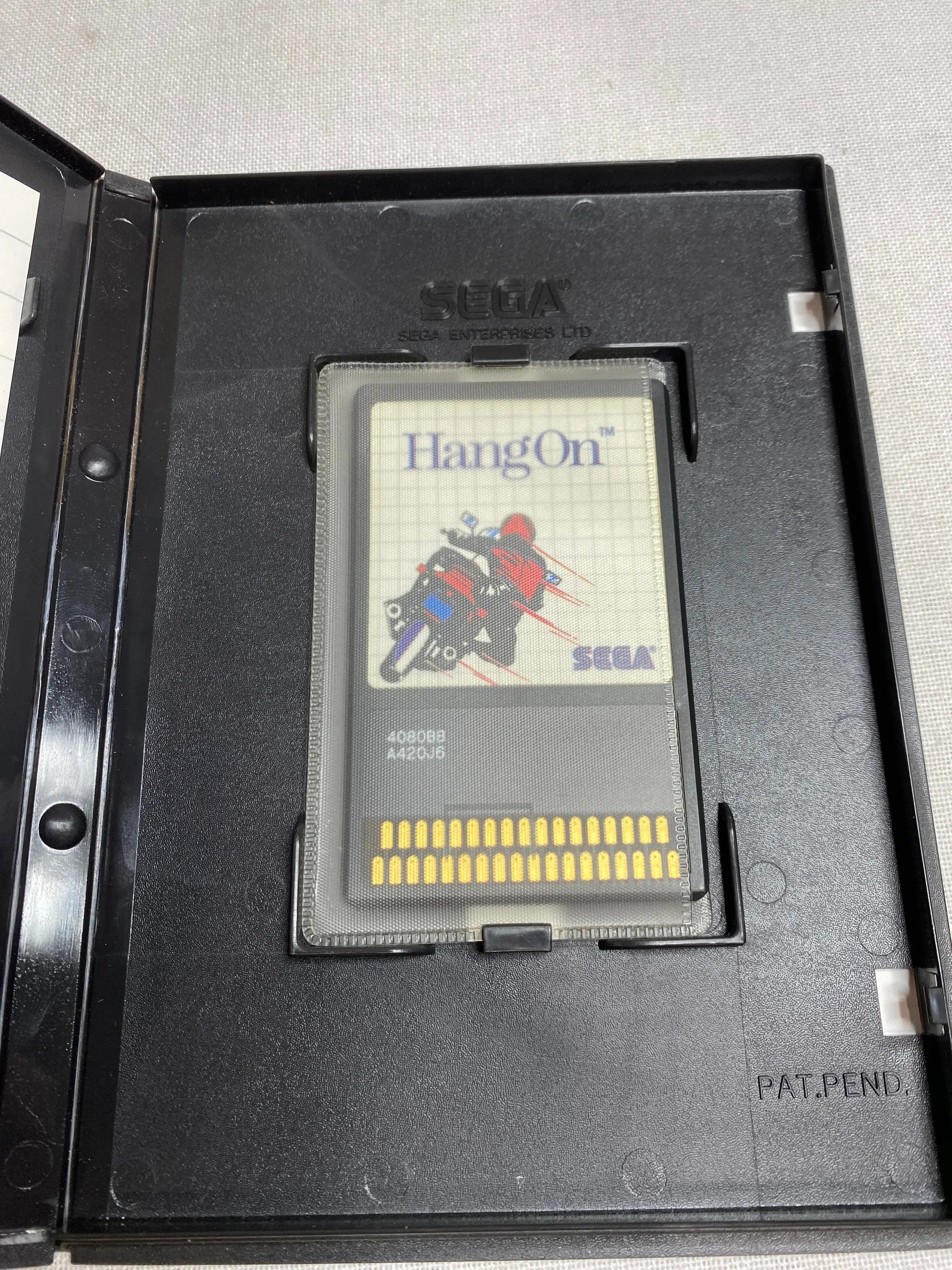 Game | Sega Master System | Hang-On (Game Card) Physical Video Games Game Sega