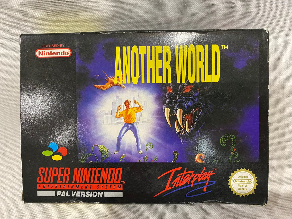 Game | Super Nintendo SNES | Another World Physical Video Games Game Nintendo