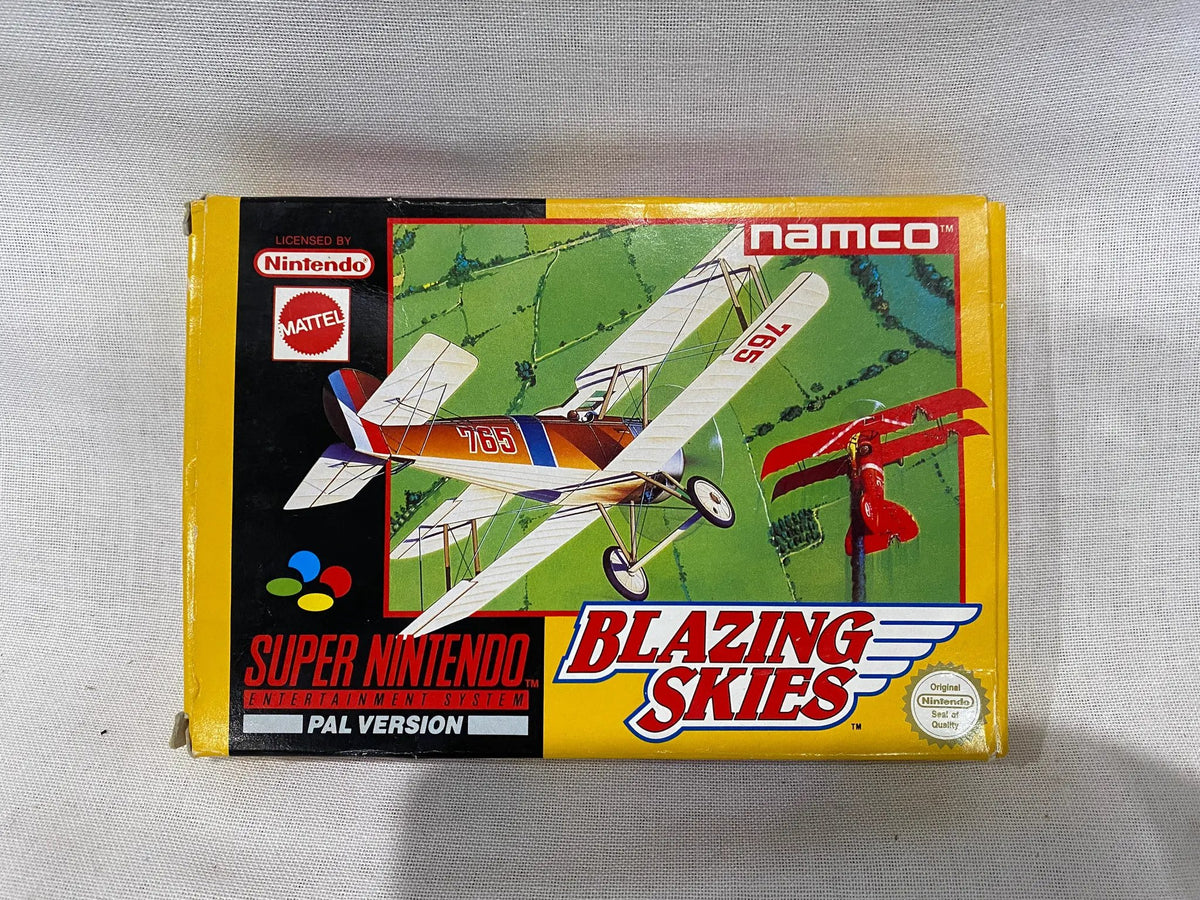 Game | Super Nintendo SNES | Blazing Skies Physical Video Games Game Nintendo