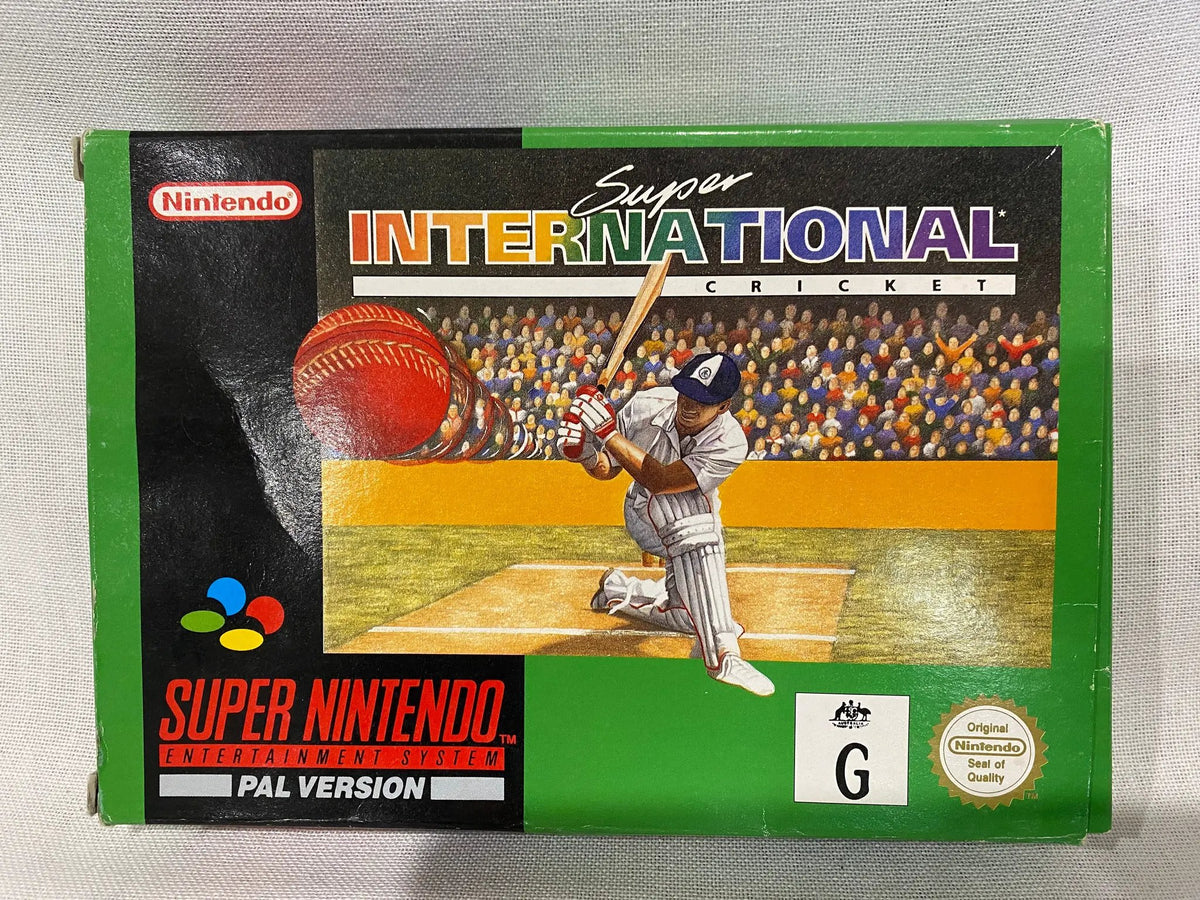 Game | Super Nintendo SNES | Super International Cricket Physical Video Games Game Nintendo