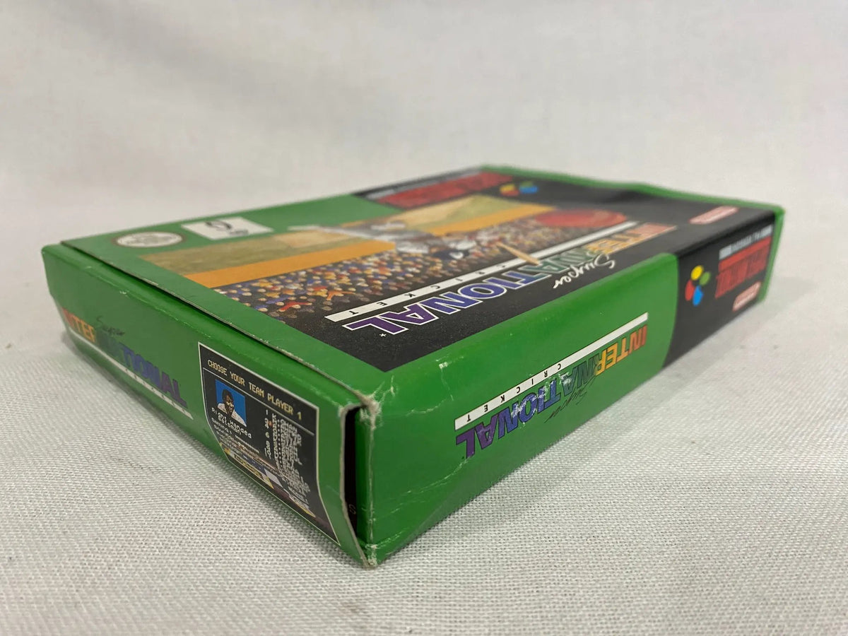 Game | Super Nintendo SNES | Super International Cricket Physical Video Games Game Nintendo