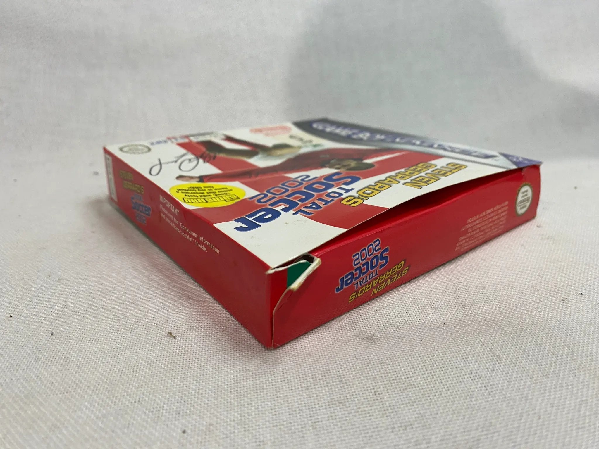 Game | Nintendo Game Boy Advance GBA | Steven Gerrard's Total Soccer 2002 Physical Video Games Game Nintendo