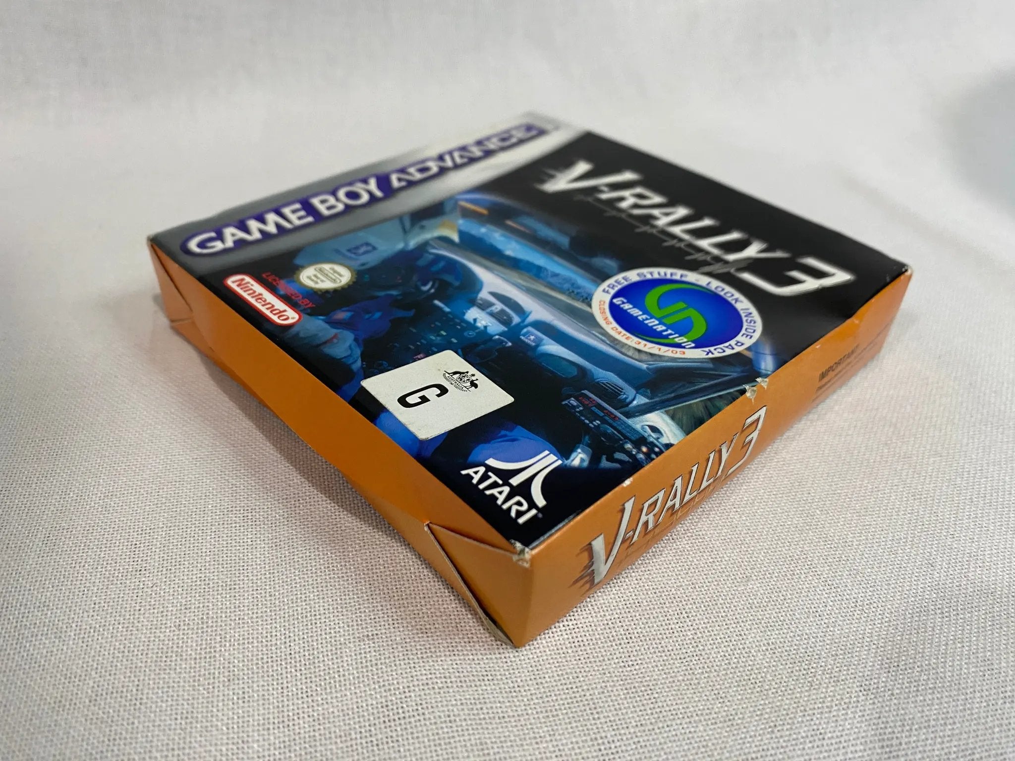 Game | Nintendo Game Boy Advance GBA | V-Rally 3 Physical Video Games Game Nintendo