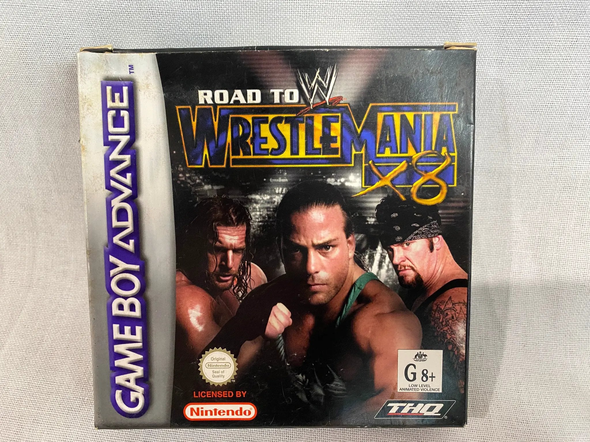 Game | Nintendo Game Boy Advance GBA | WWE Road To WrestleMania X8 Physical Video Games Game Nintendo