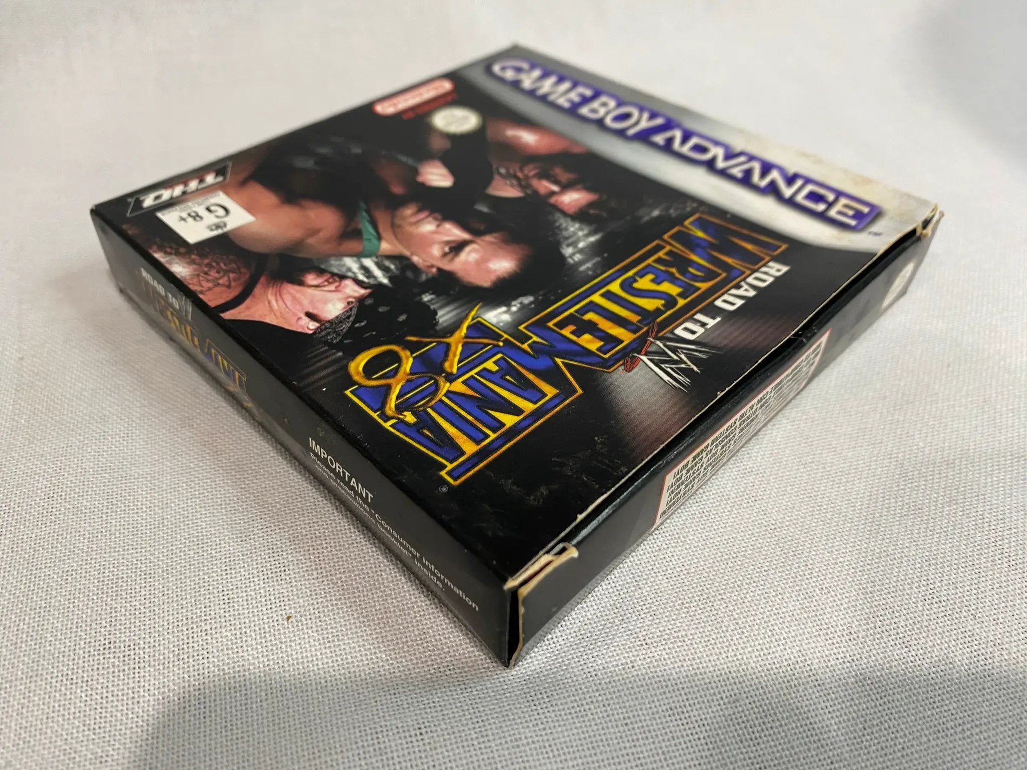 Game | Nintendo Game Boy Advance GBA | WWE Road To WrestleMania X8 Physical Video Games Game Nintendo