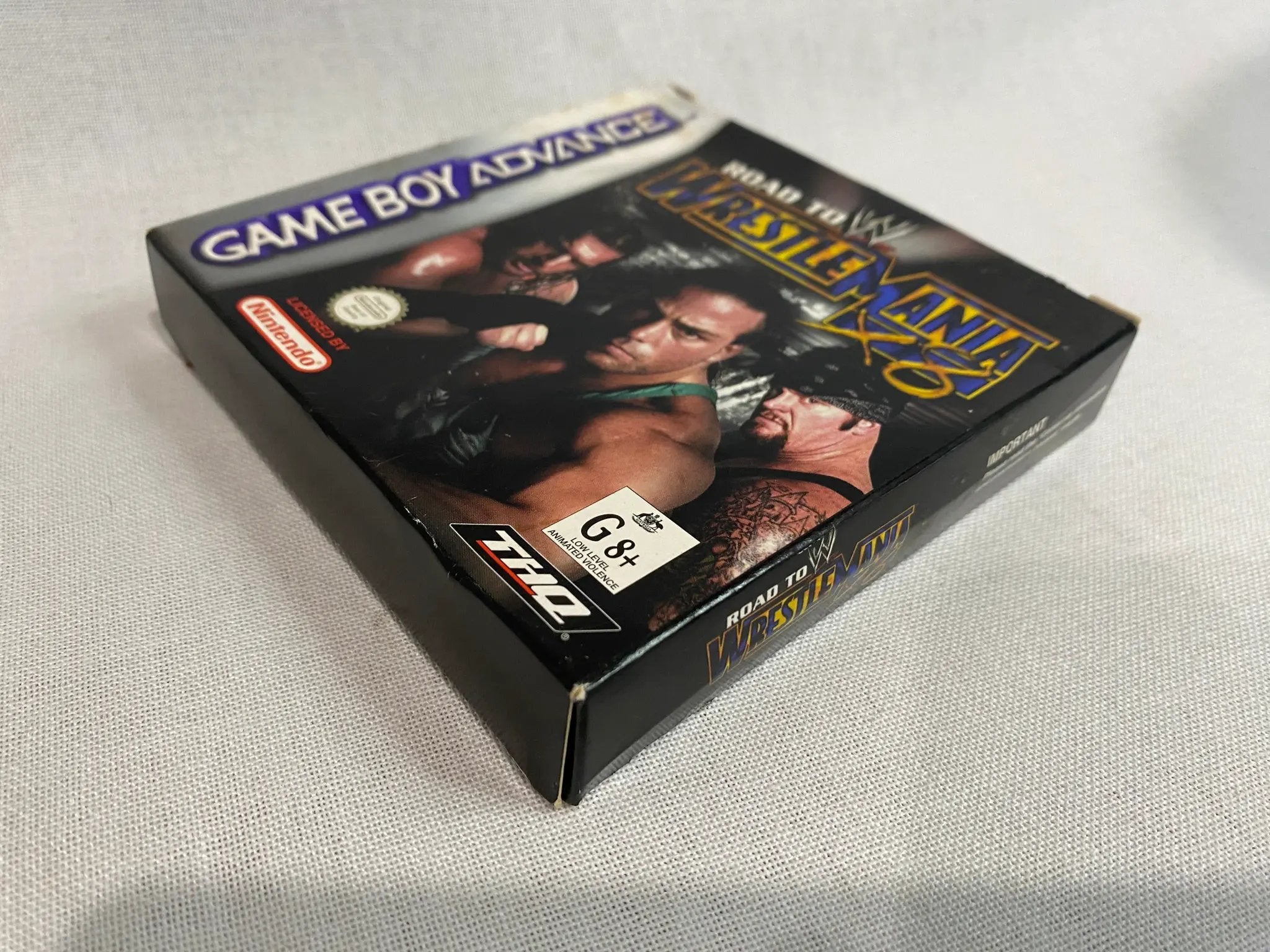 Game | Nintendo Game Boy Advance GBA | WWE Road To WrestleMania X8 Physical Video Games Game Nintendo
