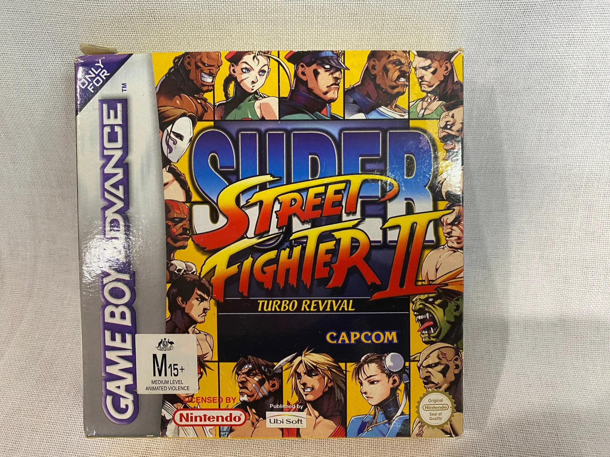 Game | Nintendo Game Boy Advance GBA | Super Street Fighter II Turbo Revival Physical Video Games Game Nintendo