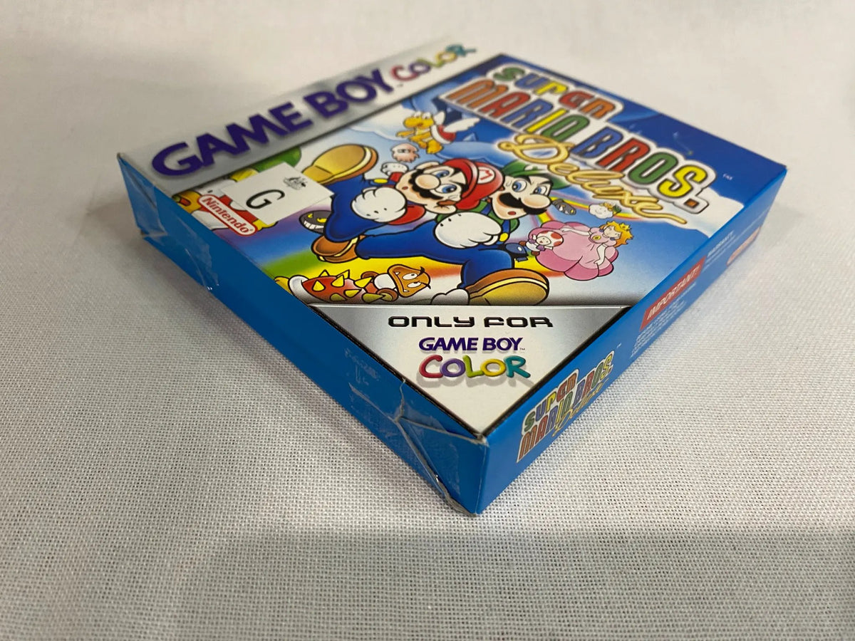 Game | Nintendo Game Boy Color GBC | Super Mario Bros Deluxe Physical Video Games Game Nintendo
