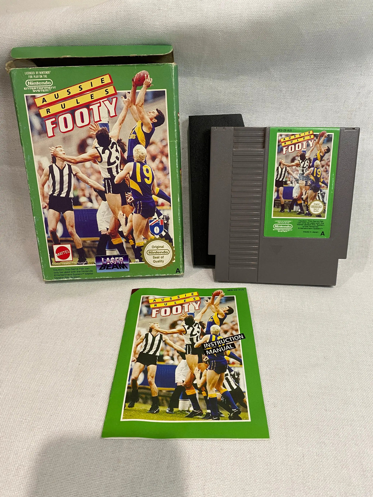 Game | Nintendo NES | Aussie Rules Footy Physical Video Games Game Nintendo