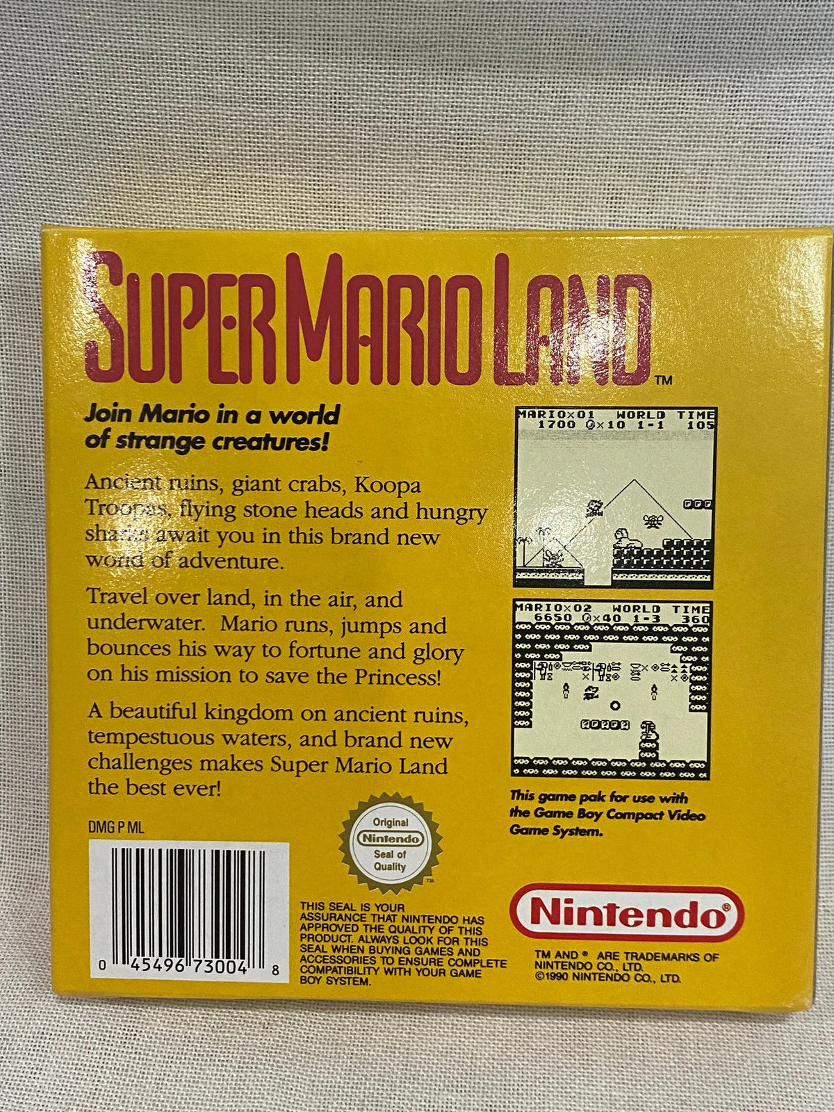 Game | Nintendo Game Boy GB | Super Mario Land Physical Video Games Game Nintendo