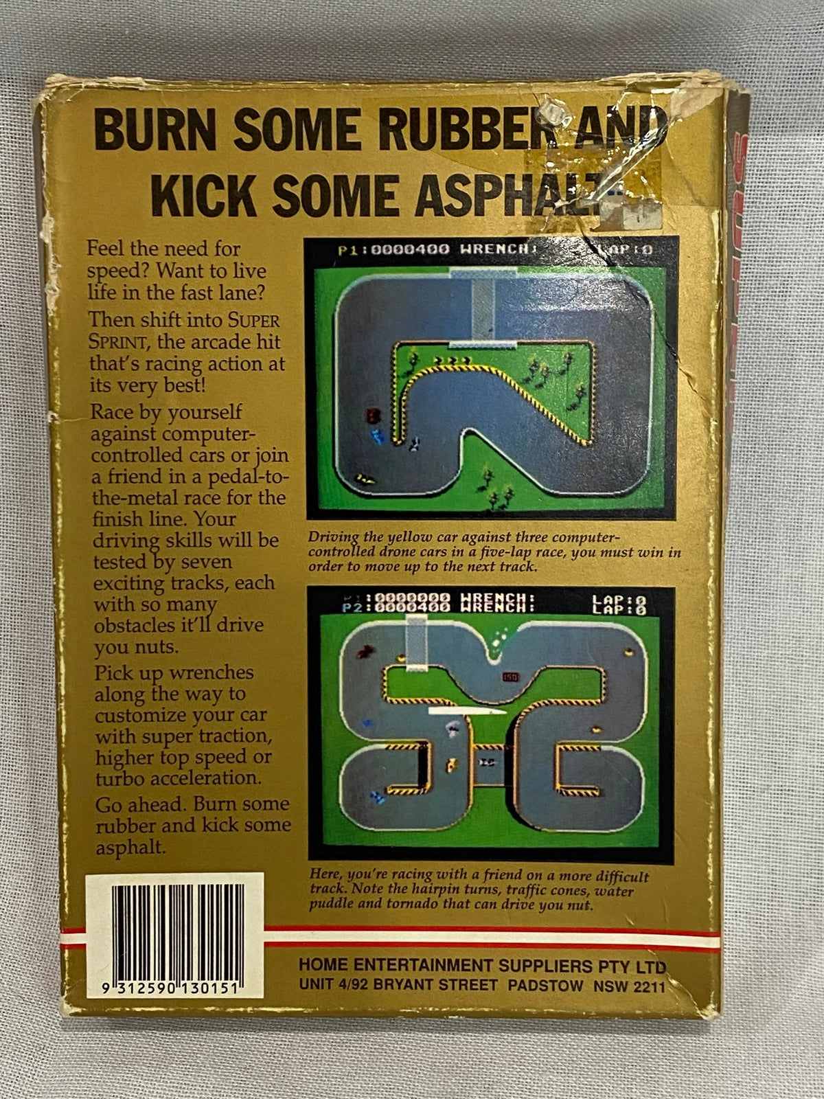 Game | Nintendo NES | Super Sprint Physical Video Games Game Nintendo