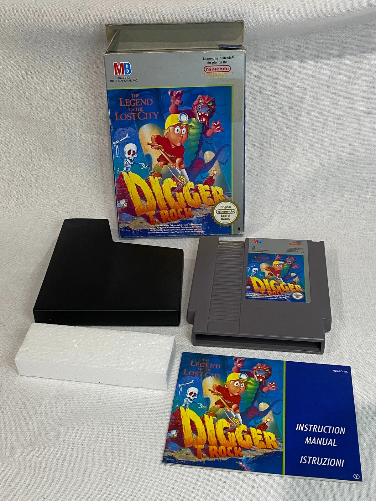 Game | Nintendo NES | Digger T Rock Physical Video Games Game Nintendo