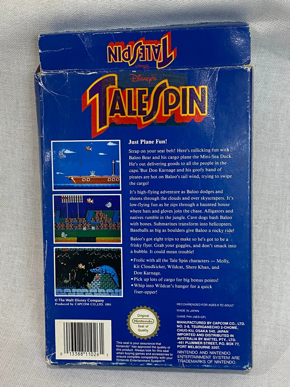 Game | Nintendo NES | TaleSpin Physical Video Games Game Nintendo
