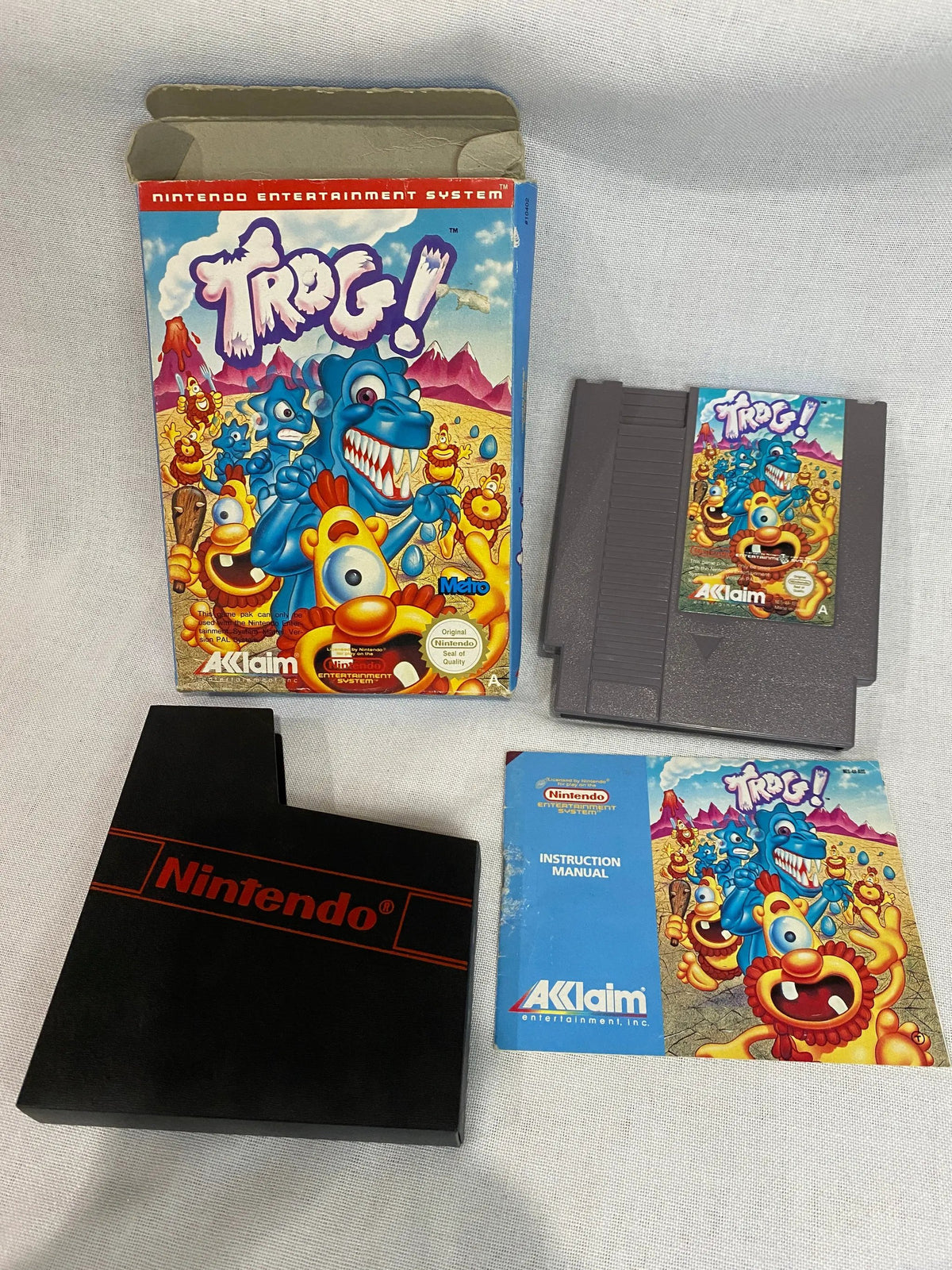 Game | Nintendo NES | Trog Physical Video Games Game Nintendo
