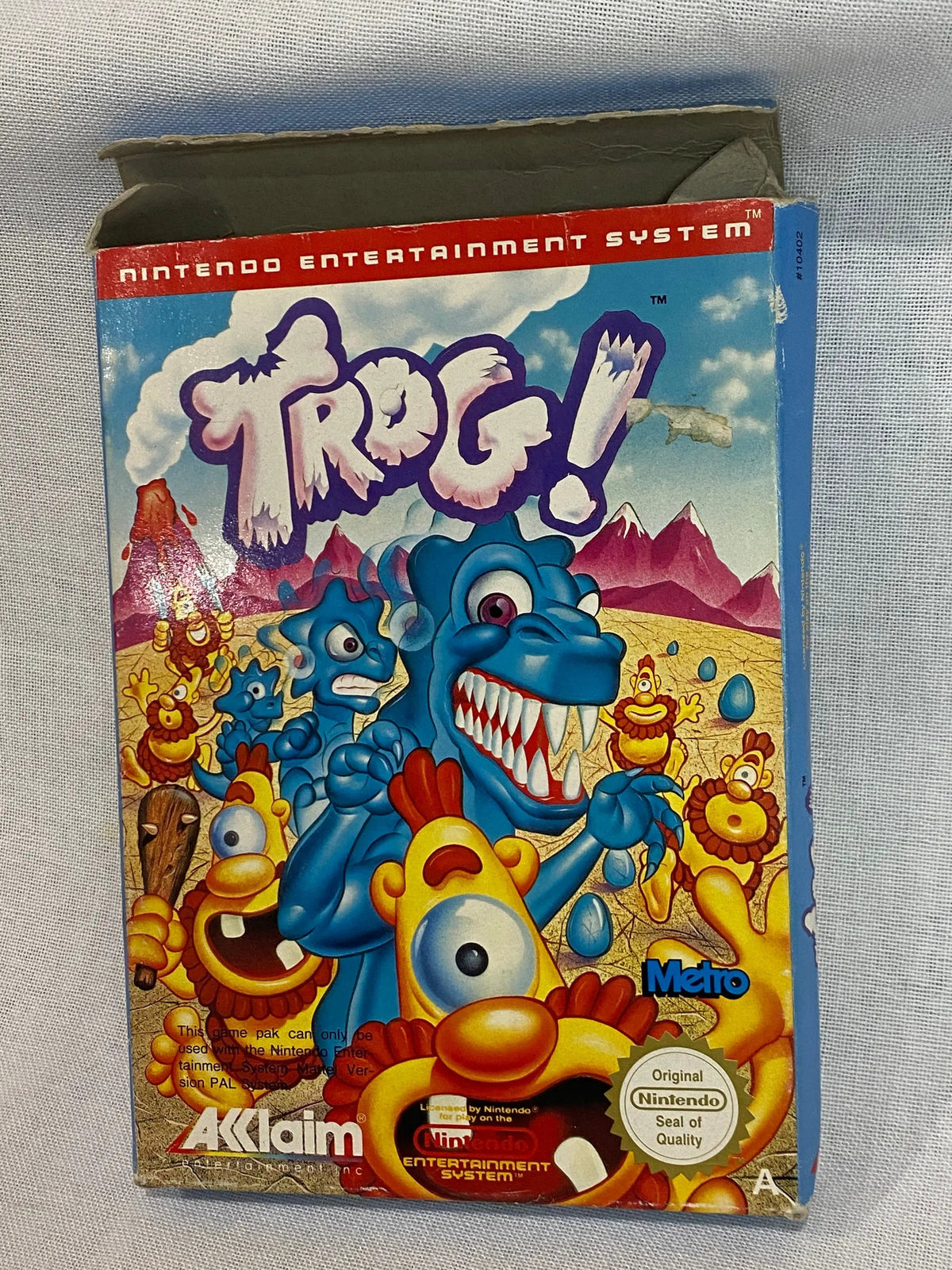 Game | Nintendo NES | Trog Physical Video Games Game Nintendo