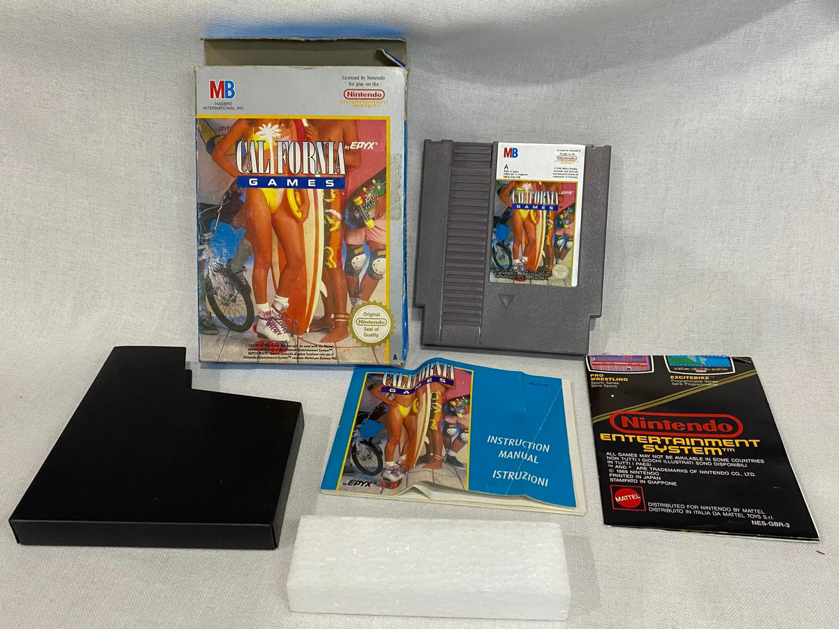 Game | Nintendo NES | California Games Physical Video Games Game Nintendo
