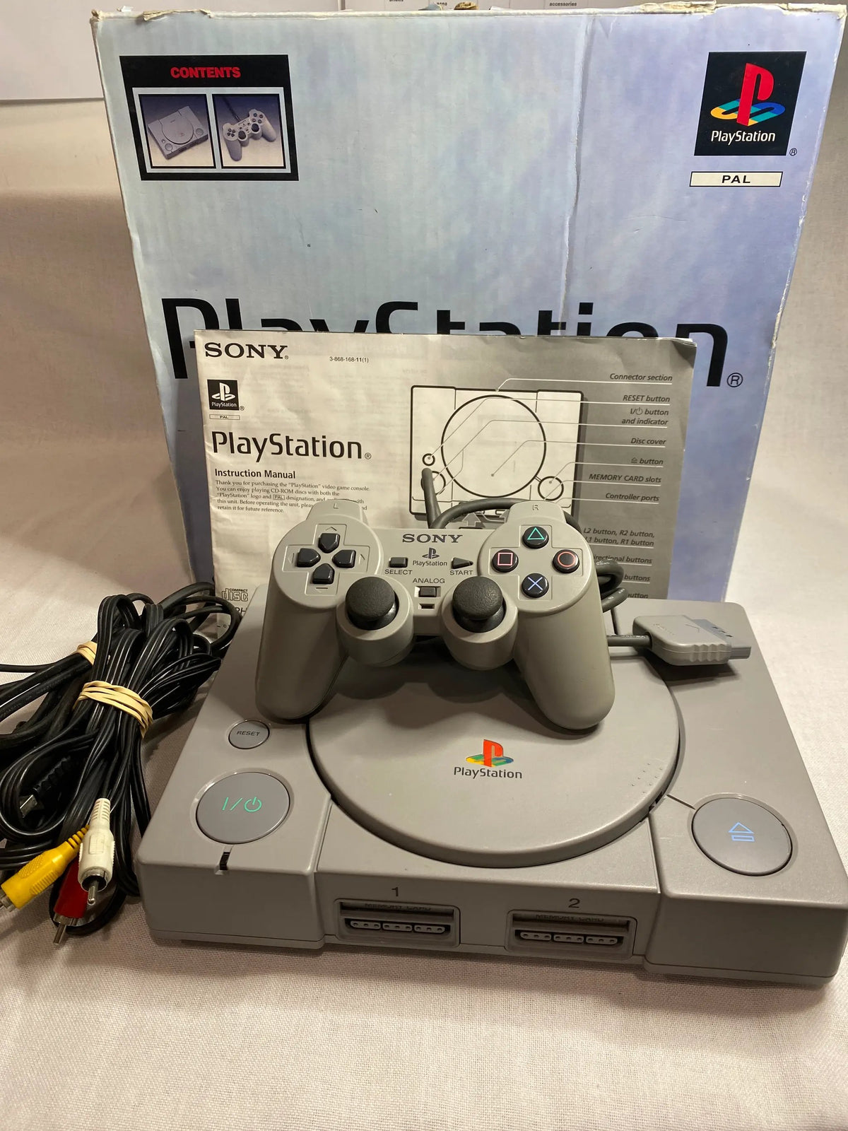 Console | Sony PlayStation PS1 | Boxed Console Set PAL SCPH-9002 Home Game Consoles Console Sony