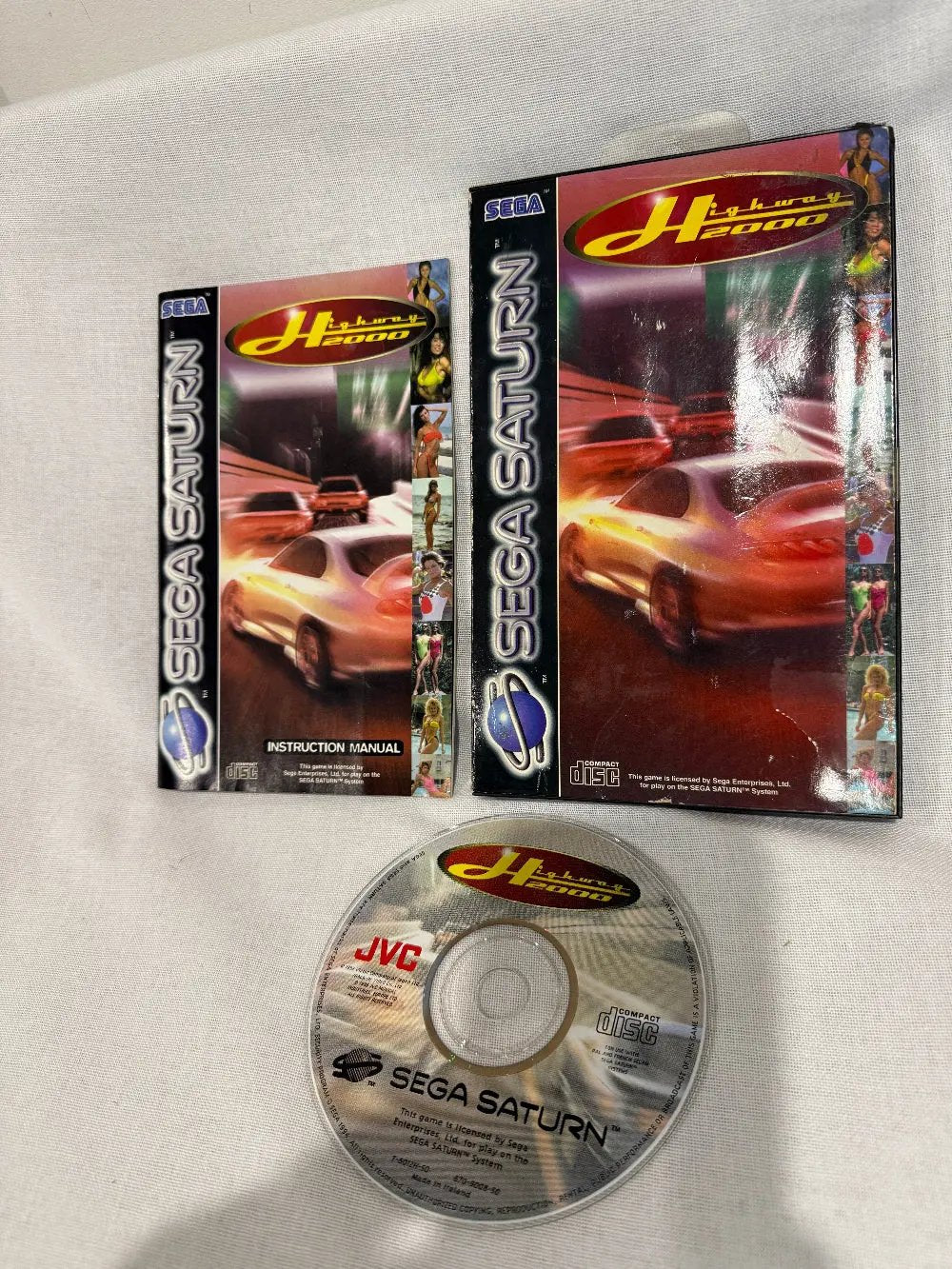 Game | Sega Saturn | Highway 2000 Physical Video Games Game Sega