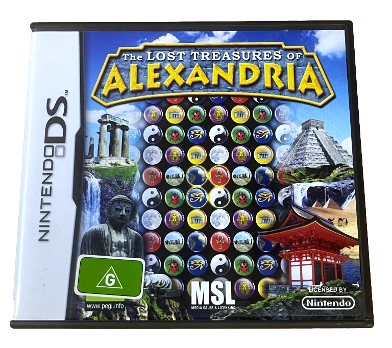 Game | Nintendo DS | The Lost Treasures of Alexandria Physical Video Games Game Nintendo