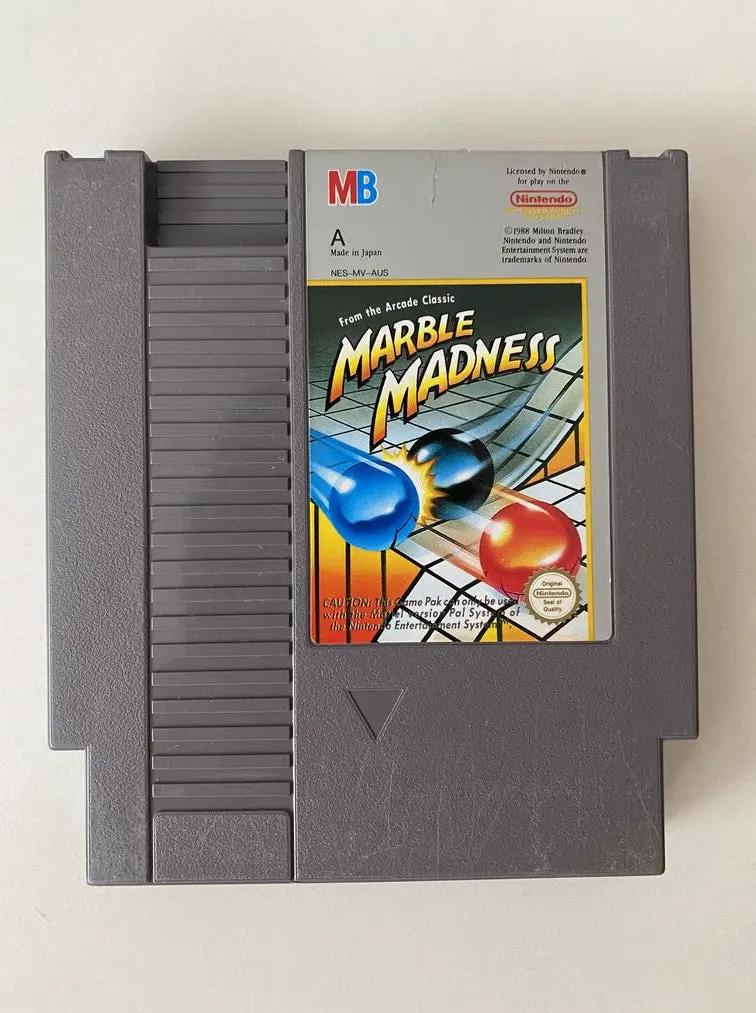 Game | Nintendo NES | Marble Madness Physical Video Games Game Nintendo