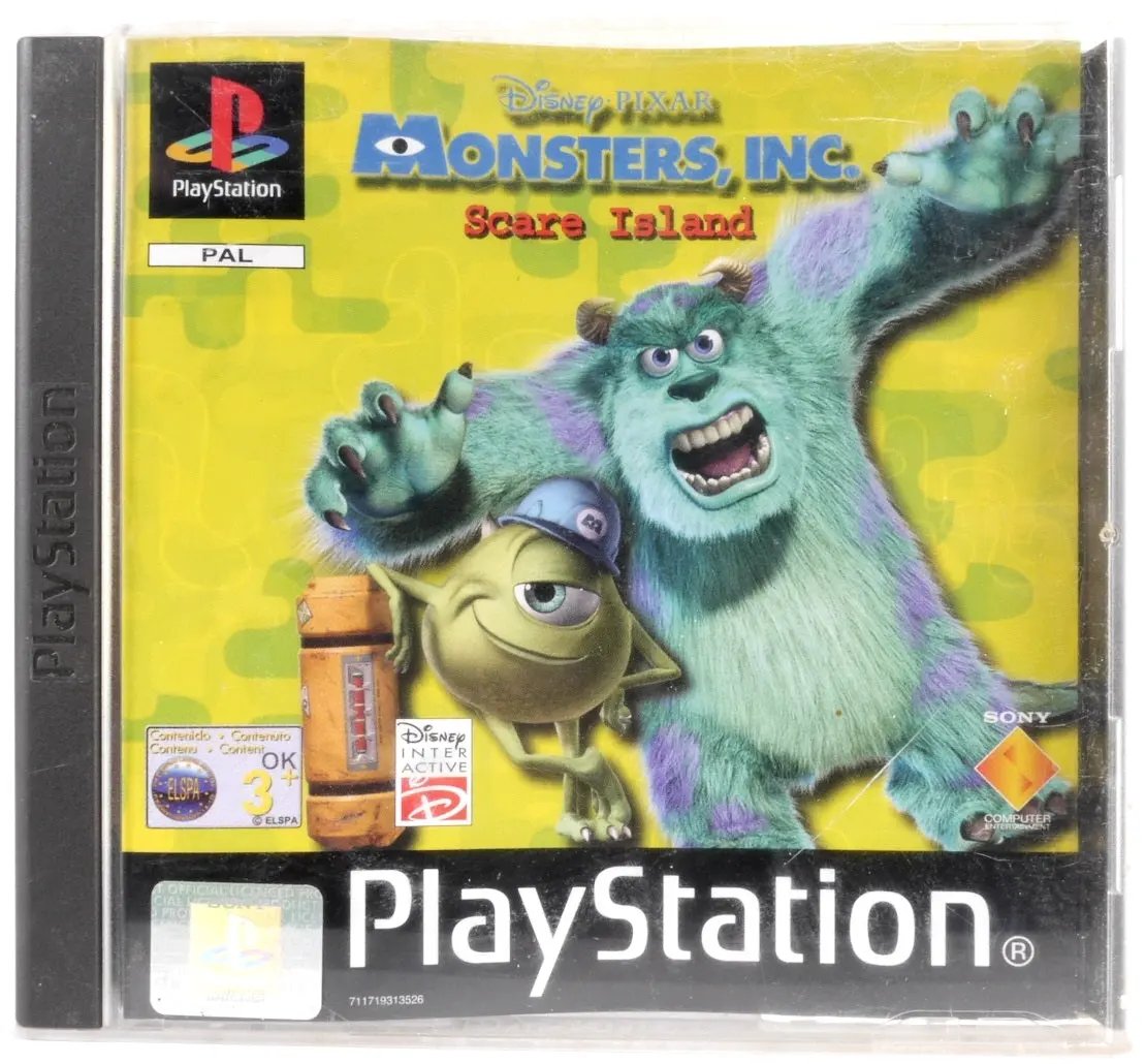 Game | Sony PlayStation PS1 | Monsters Inc Scare Island Physical Video Games Game Sony