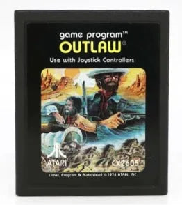 Game | Atari 2600 | Outlaw Physical Video Games Game Atari