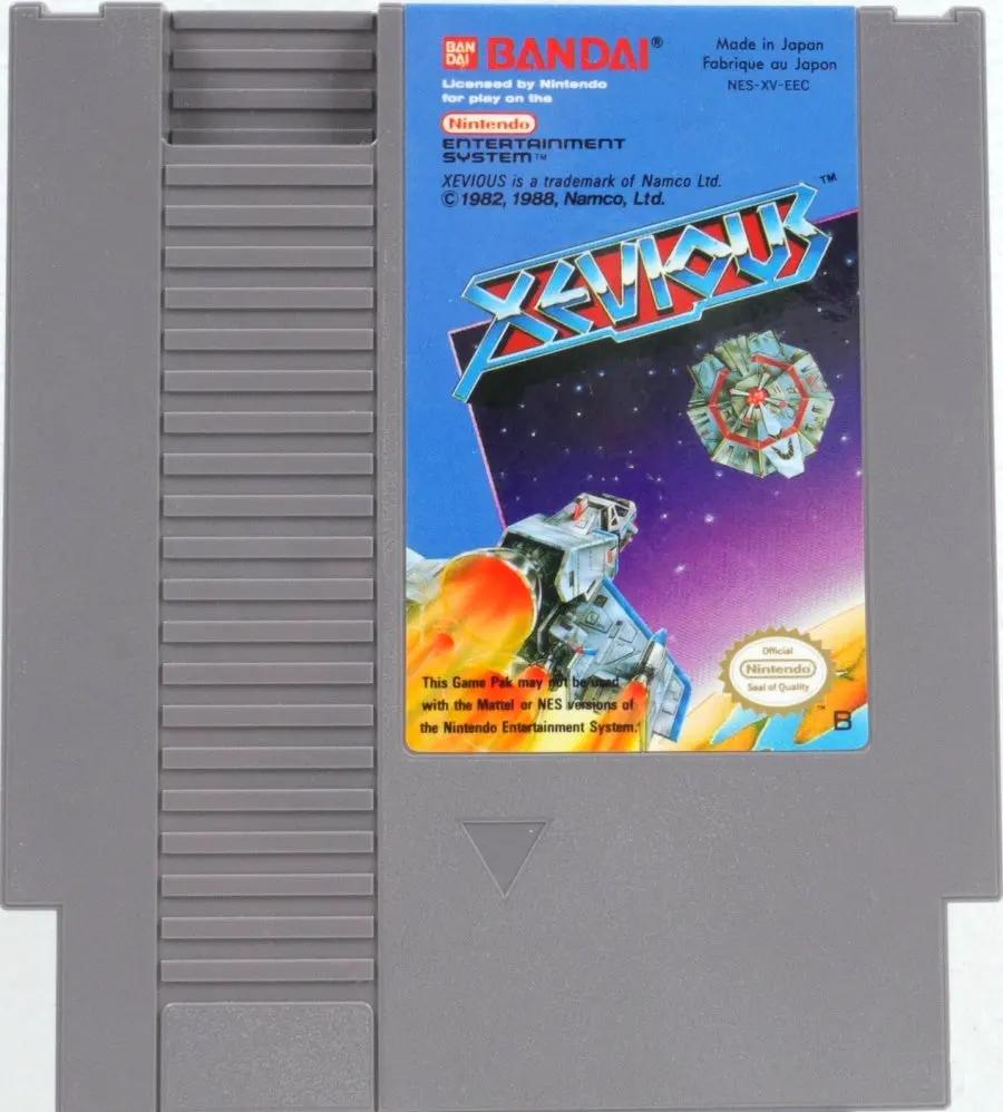 Game | Nintendo NES | Xevious Physical Video Games Game Nintendo