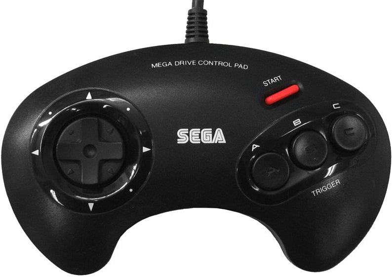 Controller | Sega Mega Drive Genesis | Genuine Control Pad 3 6 Button