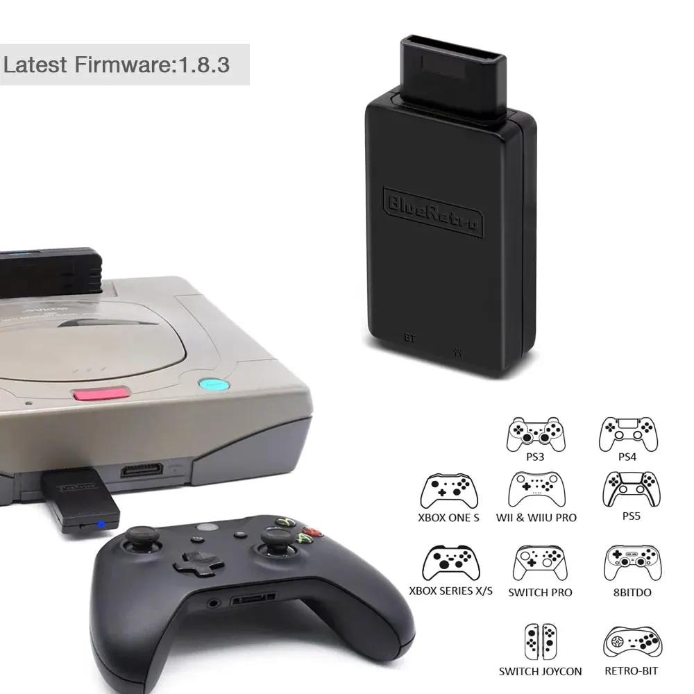 Accessory | Sega Saturn | Wireless Controller Adapter Home Game Console Accessories Accessory BlueRetro