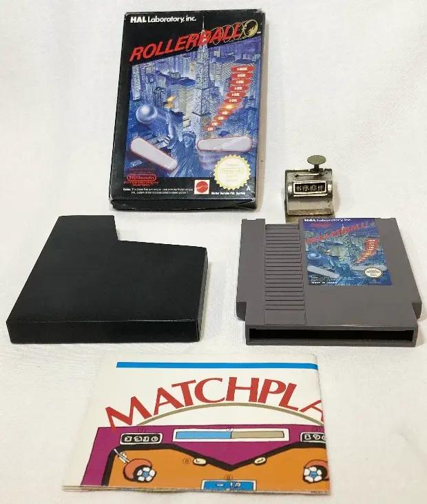 Game | Nintendo NES | Rollerball Physical Video Games Game Nintendo