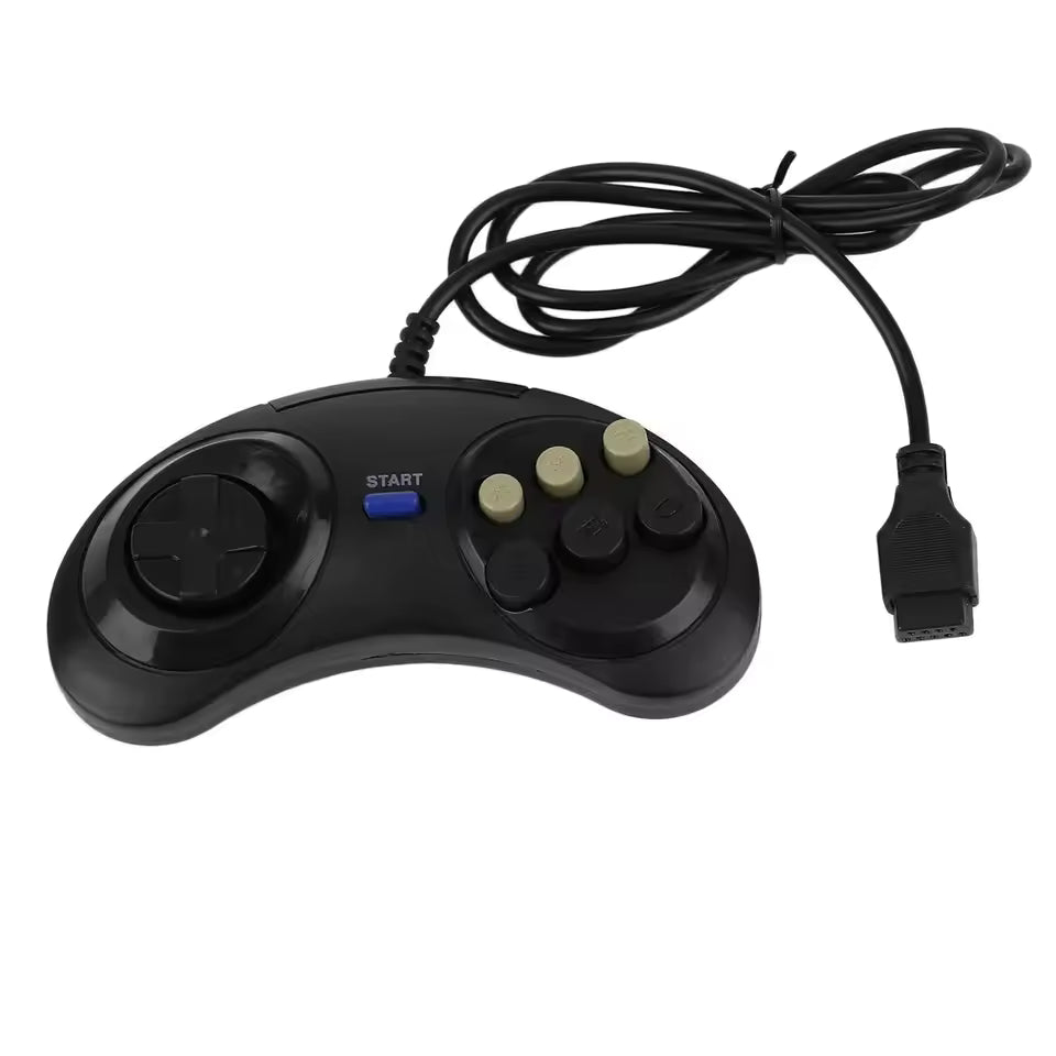Controller | Sega Mega Drive Genesis | Control Pad 3 6 Button aftermarket Home Game Console Controllers Controllers & Attachments Sega