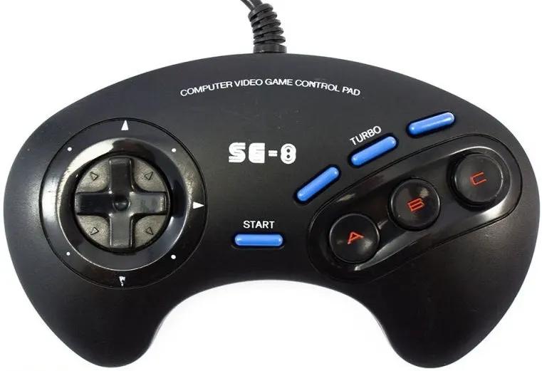 Controller | Sega Mega Drive Genesis | Control Pad 3 6 Button Genuine Home Game Console Controllers Controllers & Attachments Sega