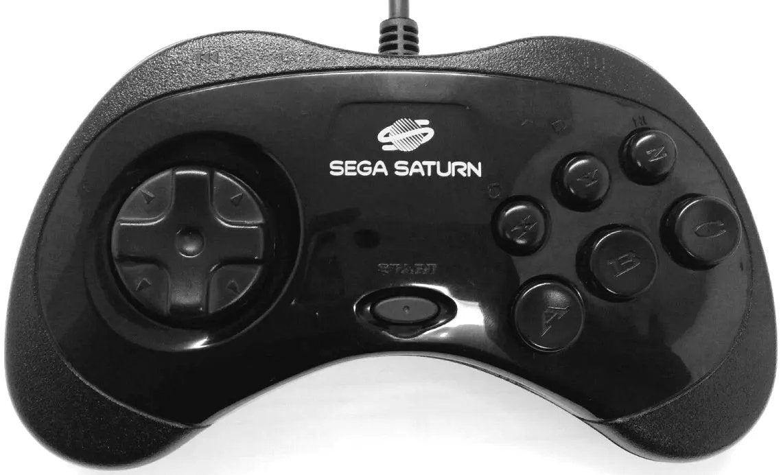 Controller | Sega Saturn | Black Controller Model 2 Home Game Console Accessories Controllers & Attachments Sega