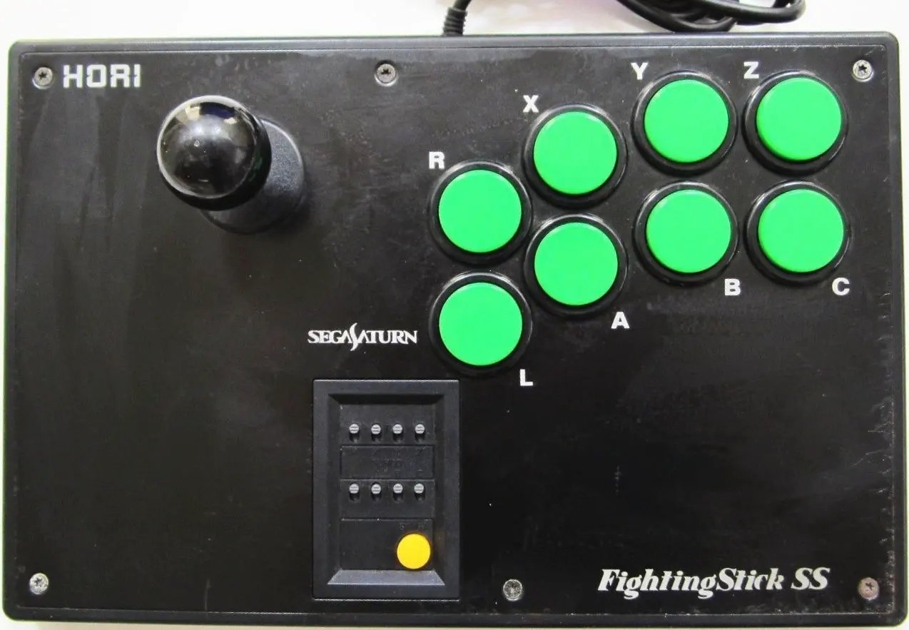 Controller | Sega Saturn | HORI Fighting Stick SS Game Controllers Controllers & Attachments Sega