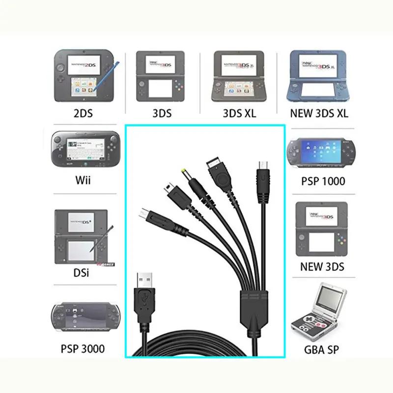 Accessory | Handheld 3DS, DS Lite, GBA SP, PSP USB Multi Charging Cable Home Game Console Accessories Accessory Nintendo