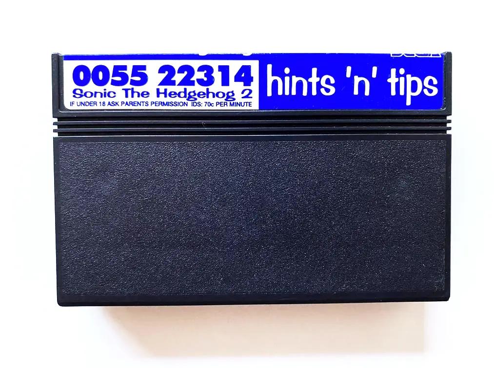 Game | Sega Master System | Sonic The Hedgehog Hints 'n' Tips Version Physical Video Games Game Sega