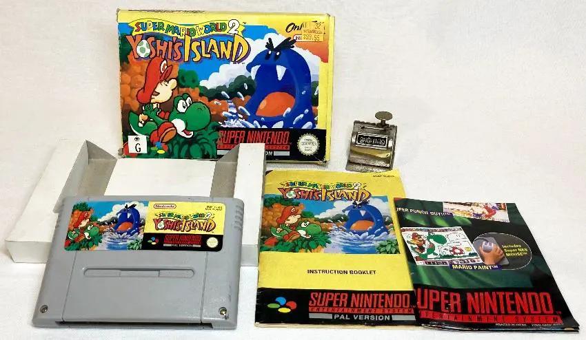 Game | Super Nintendo SNES | Super Mario World 2 Yoshi's Island Physical Video Games Game Nintendo