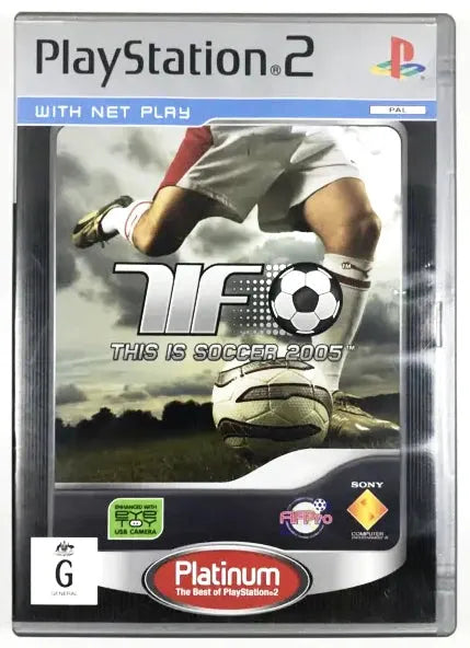 Game | Sony PlayStation PS2 | This Is Soccer 2005 (Platinum) Physical Video Games Game Sony