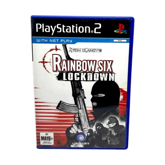 Game | Sony PlayStation PS2 | Rainbow Six Lockdown Physical Video Games Game Sony