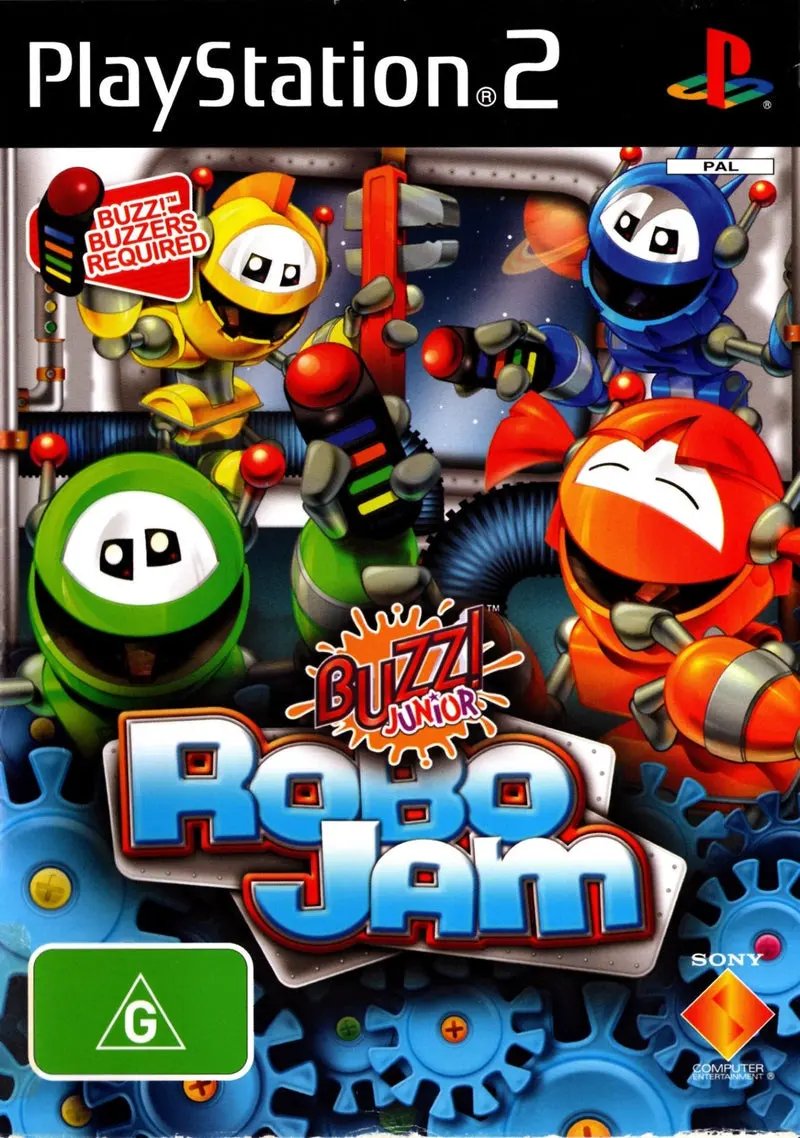 Game | Sony PlayStation PS2 | Buzz! Junior: RoboJam Physical Video Games Game Sony