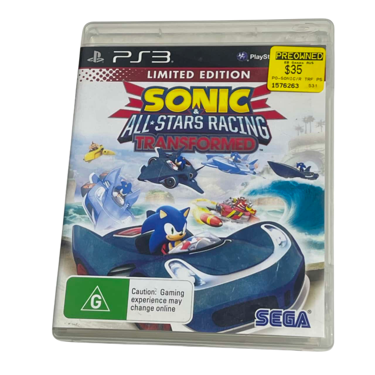 Game | Sony PlayStation PS3 | Sonic & Sega All-Stars Racing (Limited Edition) Physical Video Games Game Sony