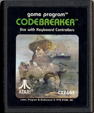 Game | Atari 2600 | Codebreaker Physical Video Games Game Atari