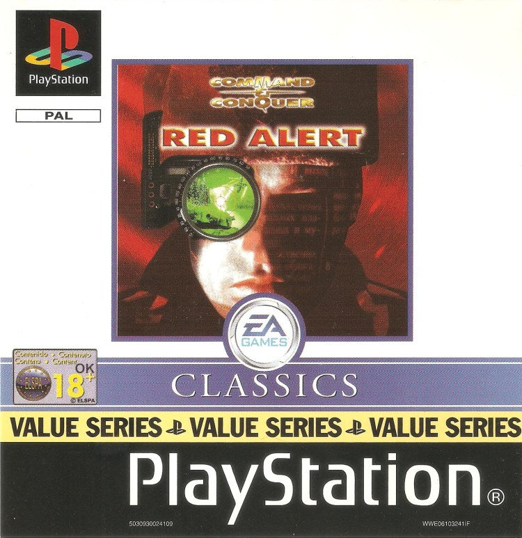 Game | Sony PlayStation PS1 | Command & Conquer Red Alert (Classics)