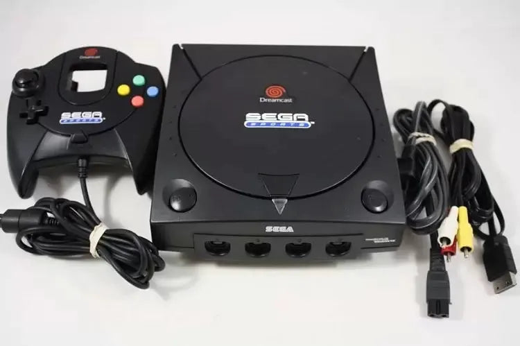 Console | Sega Sports Dreamcast | NTSC Black Console Set Video Game Consoles Console Sega