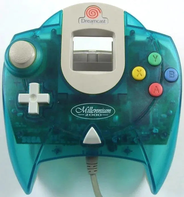 Controller | Sega Dreamcast Millennium 2000 Aqua Blue Game Controllers Controllers & Attachments Sega