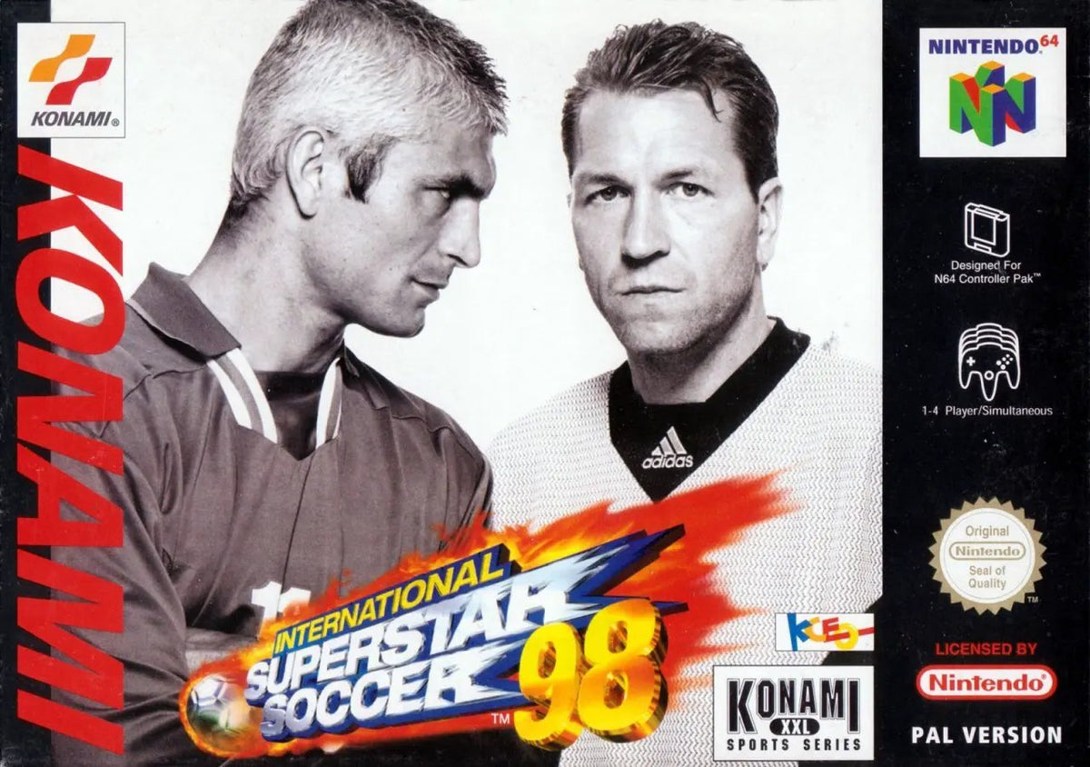 Game | Nintendo N64 | International Superstar Soccer 98 Physical Video Games Game Nintendo