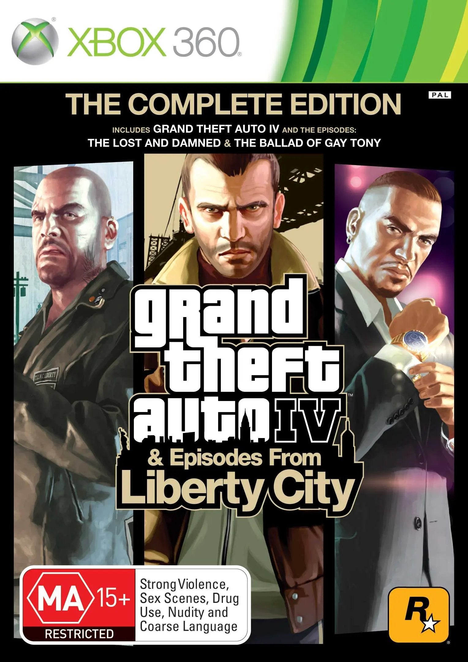 Game | Xbox 360 | Grand Theft Auto IV Complete Edition Physical Video Games Game Microsoft
