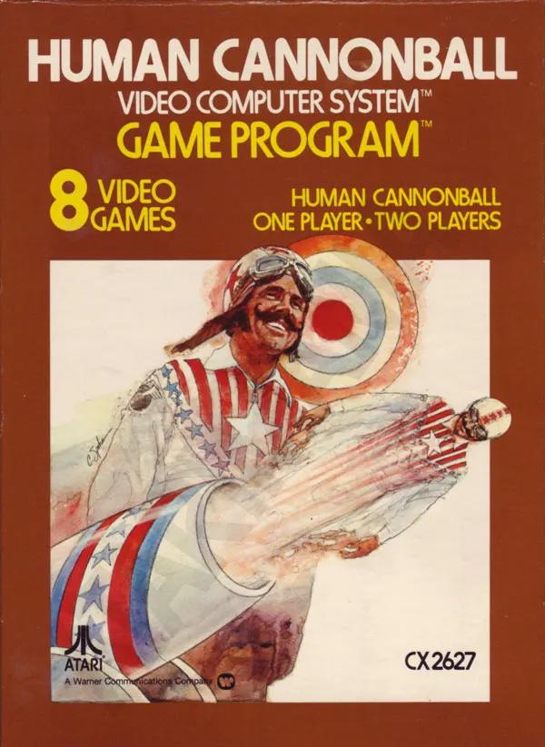 Game | Atari 2600 | Human Cannonball (Text Label) Physical Video Games Game Atari
